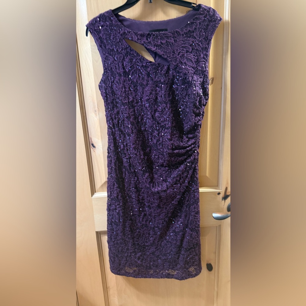 Purple Sequin Dress
